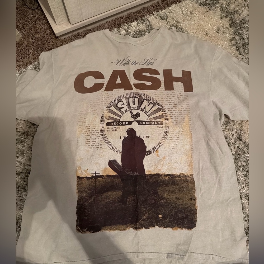 Johnny Cash oversized shirt size s/m.